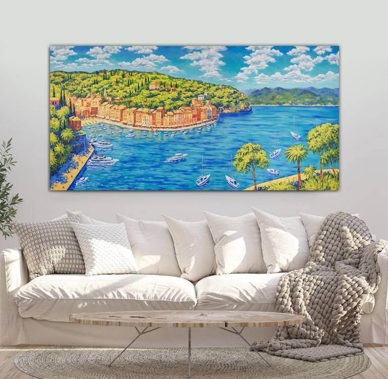 Original Impressionism Seascape Painting by Irina Redine