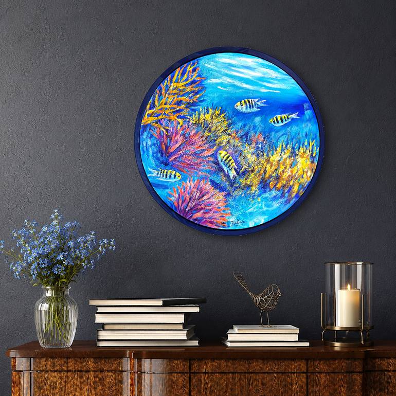 Original Impressionism Animal Painting by Irina Redine