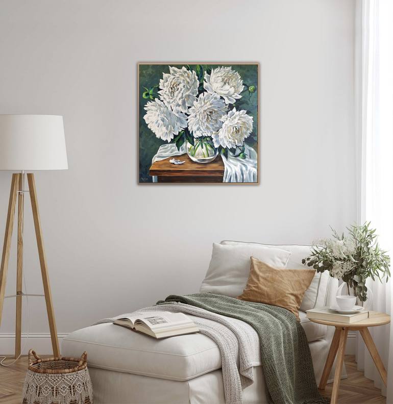 Original Impressionism Floral Painting by Irina Redine