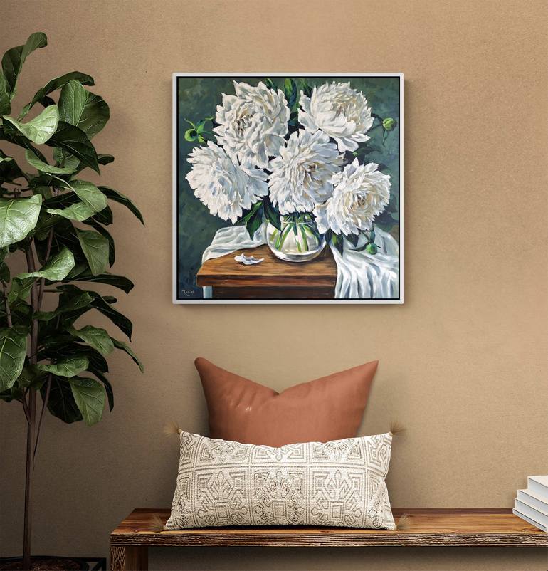 Original Impressionism Floral Painting by Irina Redine