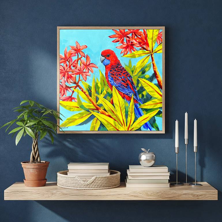 Original Impressionism Animal Painting by Irina Redine