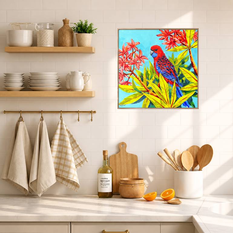 Original Impressionism Animal Painting by Irina Redine