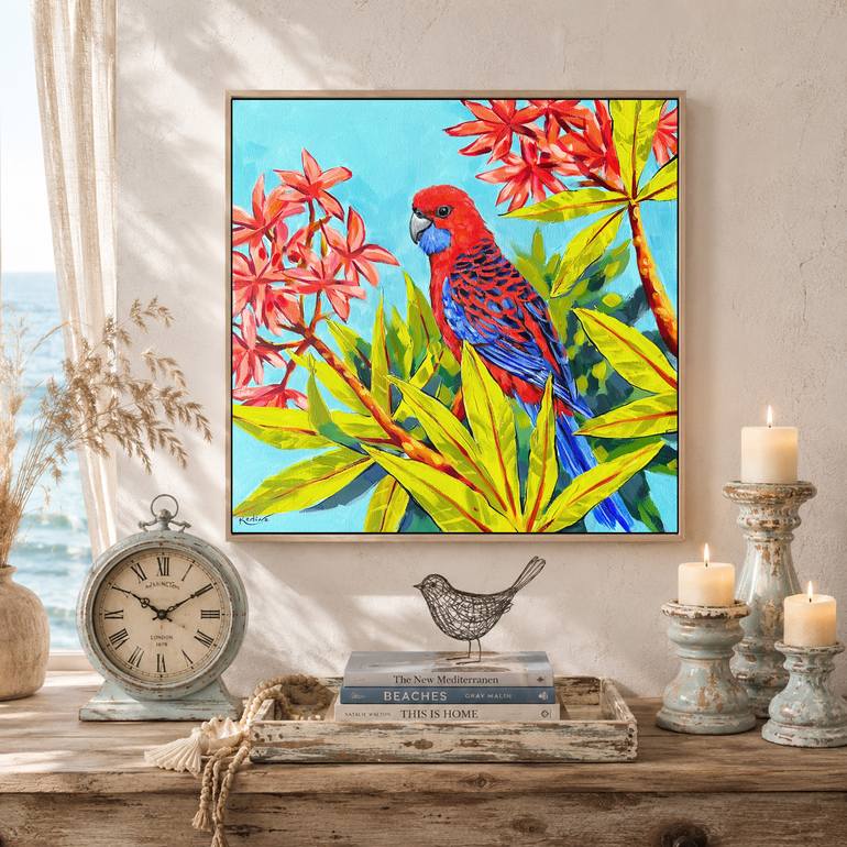 Original Impressionism Animal Painting by Irina Redine