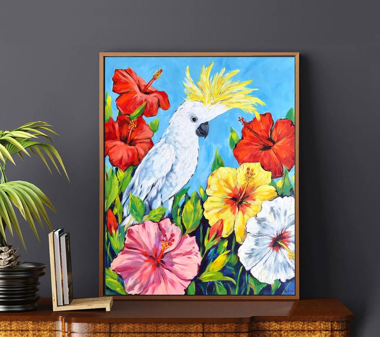 Original Impressionism Animal Painting by Irina Redine
