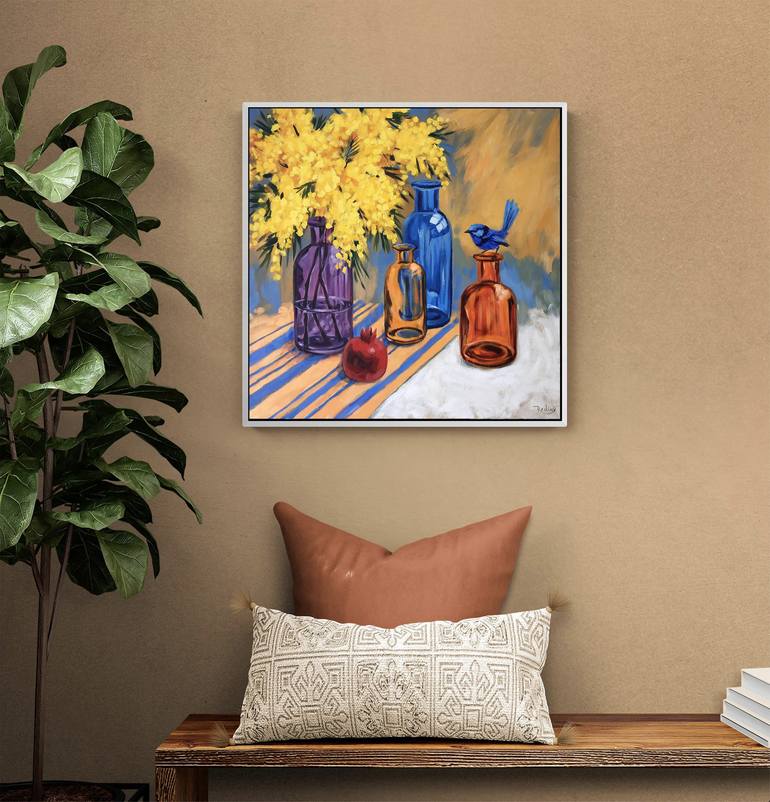 Original Impressionism Still Life Painting by Irina Redine