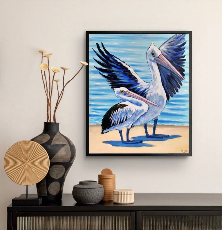Original Impressionism Animal Painting by Irina Redine