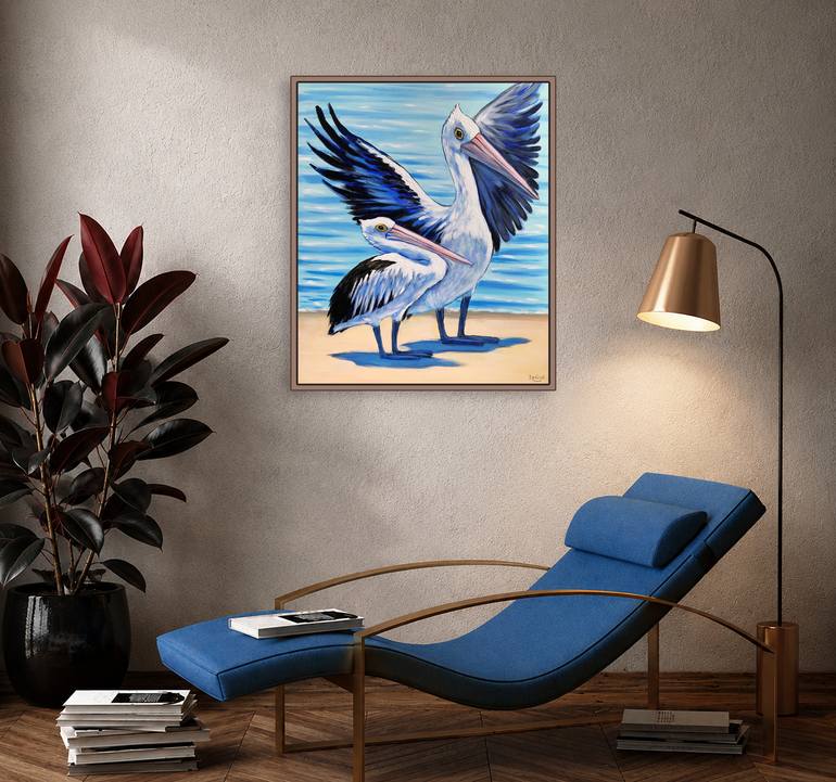 Original Impressionism Animal Painting by Irina Redine