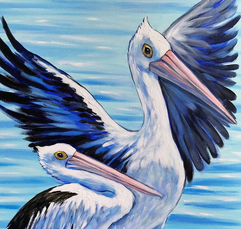 Original Impressionism Animal Painting by Irina Redine