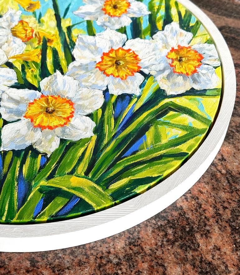 Original Fine Art Floral Painting by Irina Redine