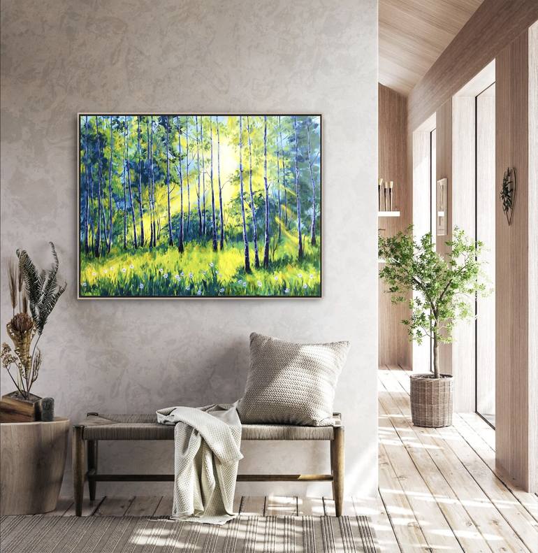 Original Impressionism Landscape Painting by Irina Redine