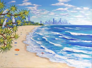 Original Beach Paintings by Irina Redine