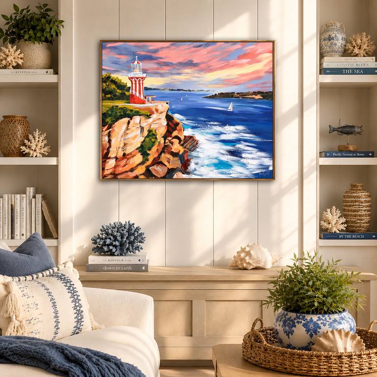 Original Impressionism Beach Painting by Irina Redine