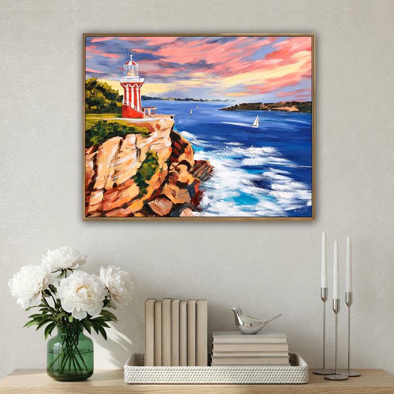 Original Impressionism Beach Painting by Irina Redine