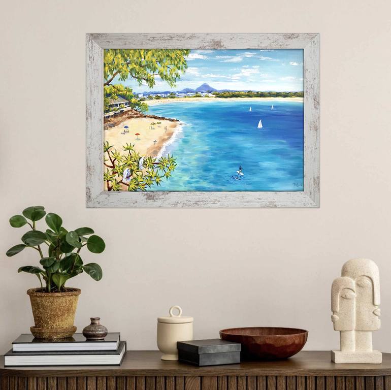 Original Impressionism Beach Painting by Irina Redine