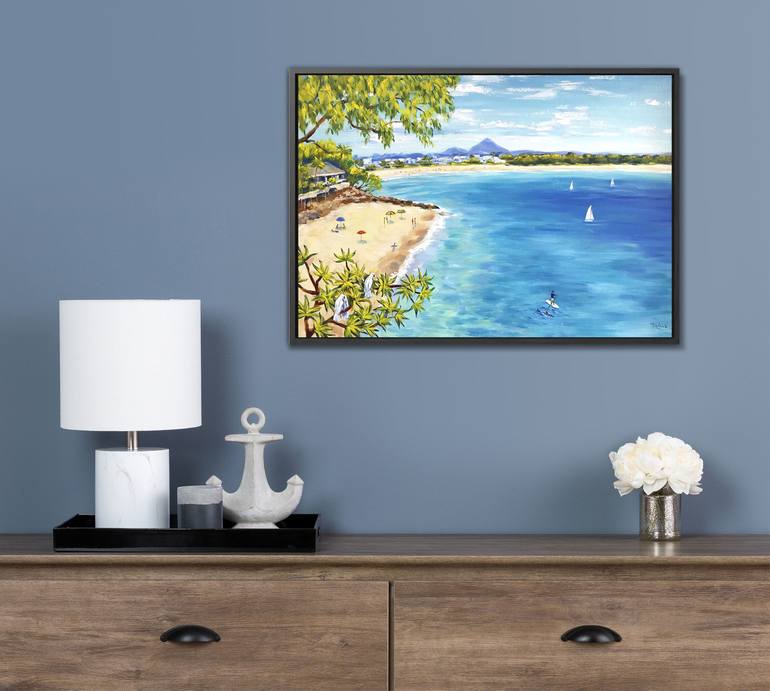 Original Impressionism Beach Painting by Irina Redine