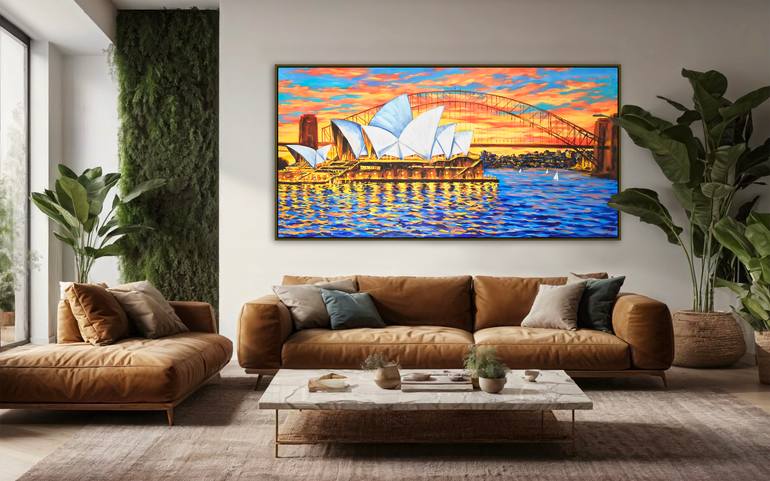 Original Impressionism Architecture Painting by Irina Redine