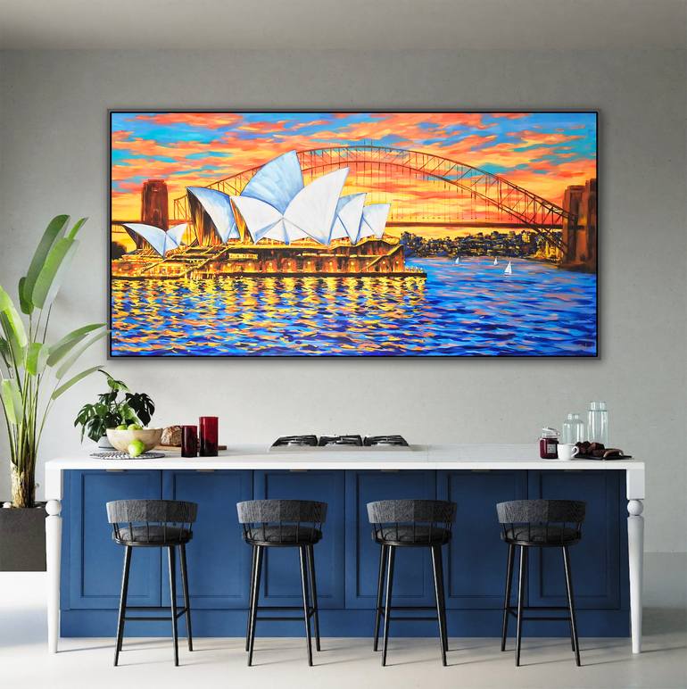 Original Impressionism Architecture Painting by Irina Redine