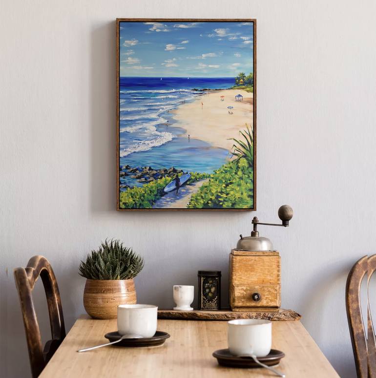 Original Impressionism Beach Painting by Irina Redine