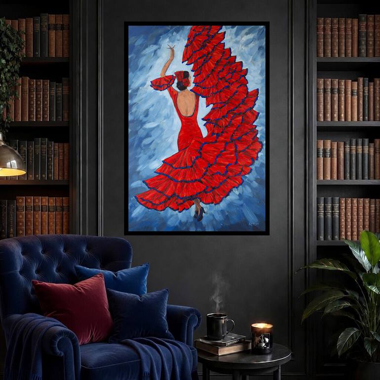 Original Expressionism Women Painting by Irina Redine
