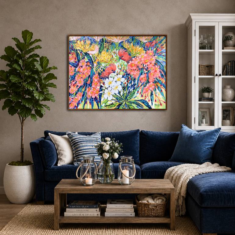 Original Impressionism Floral Painting by Irina Redine