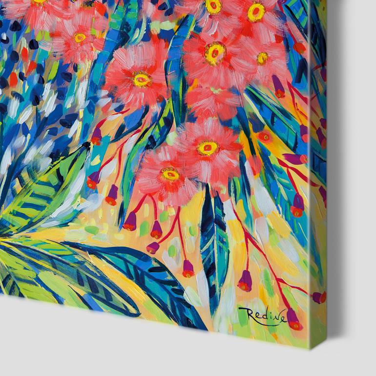 Original Impressionism Floral Painting by Irina Redine