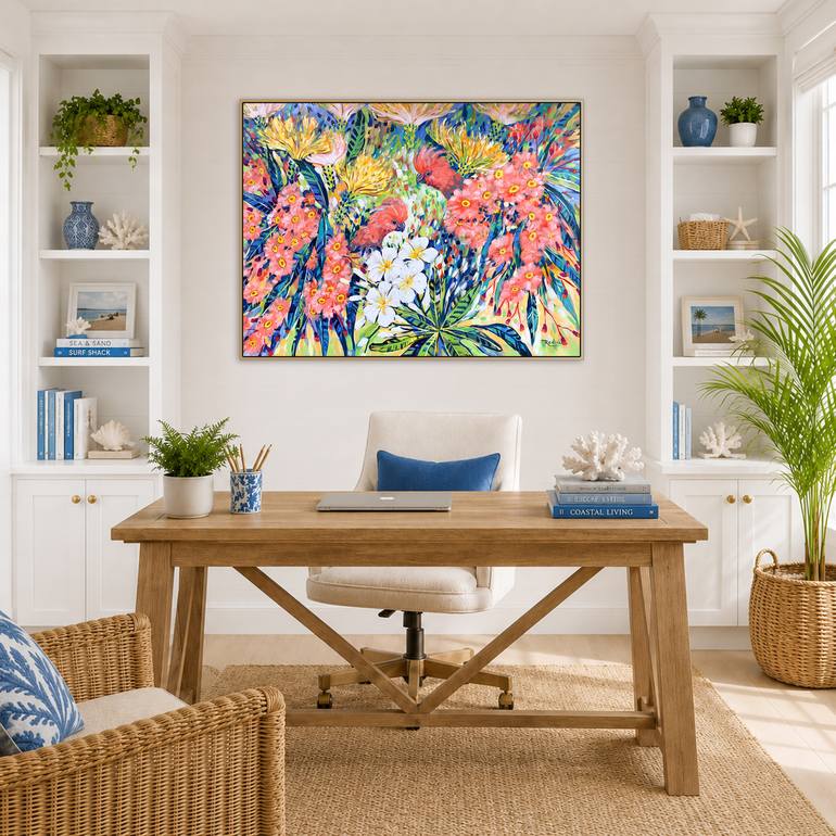Original Impressionism Floral Painting by Irina Redine