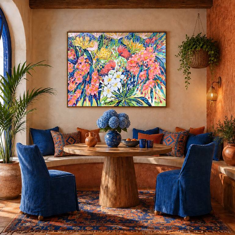 Original Impressionism Floral Painting by Irina Redine