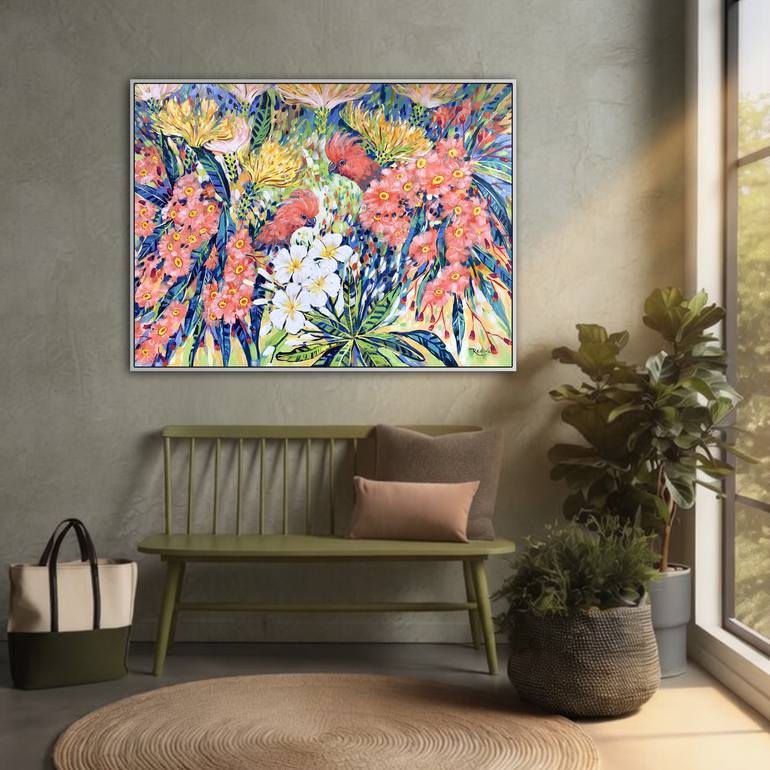 Original Impressionism Floral Painting by Irina Redine