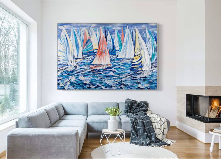 Original Impressionism Landscape Painting by Irina Redine