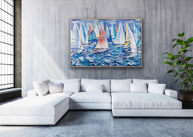 Original Impressionism Landscape Painting by Irina Redine