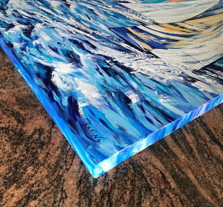 Original Impressionism Landscape Painting by Irina Redine
