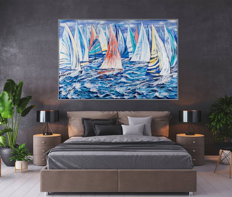 Original Impressionism Landscape Painting by Irina Redine