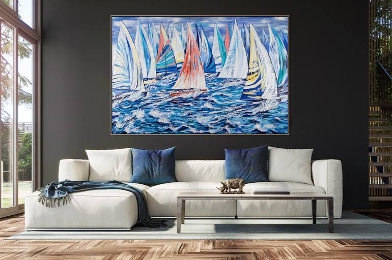 Original Impressionism Landscape Painting by Irina Redine