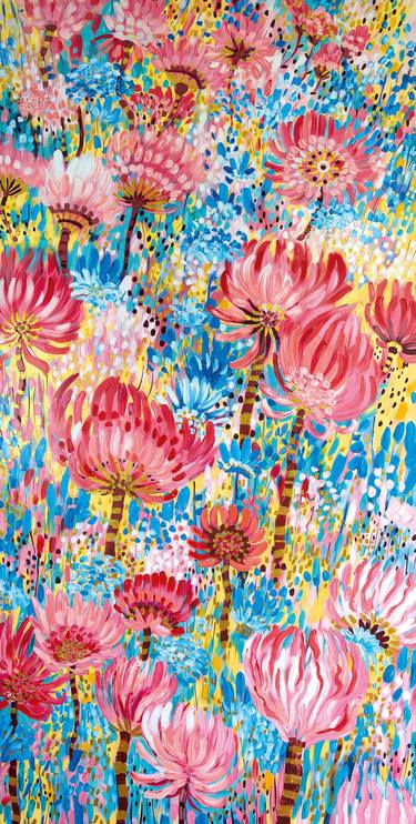 Original Impressionism Floral Painting by Irina Redine