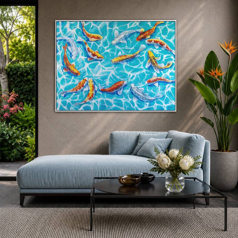 Original Impressionism Nature Painting by Irina Redine