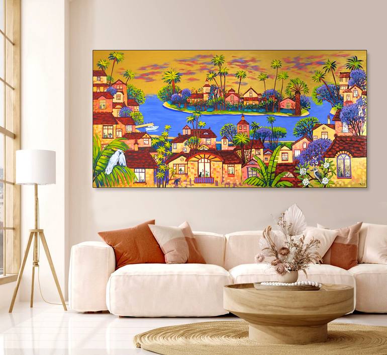 Original Impressionism Landscape Painting by Irina Redine