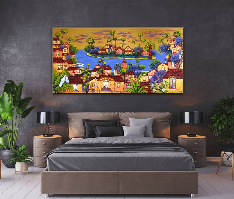 Original Impressionism Landscape Painting by Irina Redine