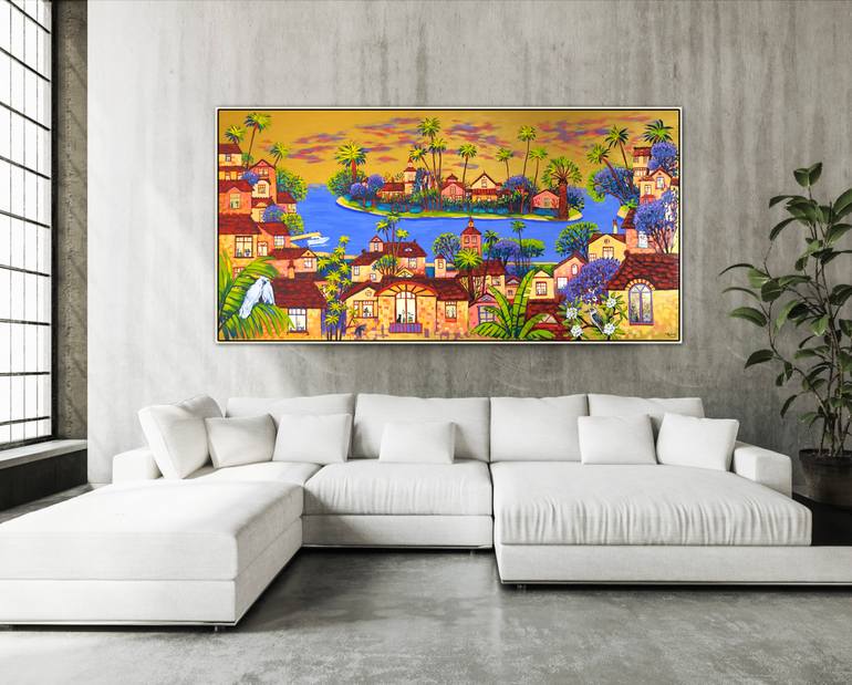 Original Impressionism Landscape Painting by Irina Redine