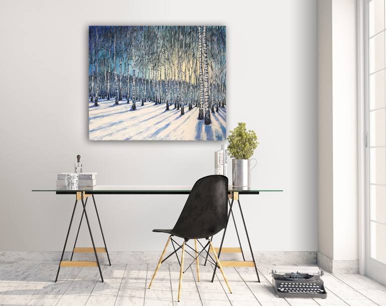 Original Impressionism Landscape Painting by Irina Redine