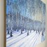 This is the original handmade oil painting "Birch Grove in winter" by Irina Redine.

It is painted with artist quality oil paint.

Signed by the artist on the front.

Size (unframed): 
91.5 (w) x 76.5 (h) x 3 (d) cm 
36 (w) x 30 (h) x 1.1 (d) inches

It is painted on stretched canvas over the wooden frame and ready to hang on the wall.