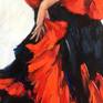 Sky above me 
Earth below me 
Fire within me...

***

This is the original handmade oil painting "Flamenco dancer in a hat" by Irina Redine.

This is one of the kind artwork. It is painted with artist quality oil paint.

Signed by the artist on the front.

Size (unframed): 
50 (w) x 70 (h) x 1.8 (d) cm 
19.6 (w) x 27.5 (h) x 0.7 (d) inches

It is painted on stretched canvas and ready to hang on the wall.

This artwork is sold UNFRAMED.

Please note that colors can differ slightly from monitor to monitor.
