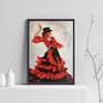 Sky above me 
Earth below me 
Fire within me...

***

This is the original handmade oil painting "Flamenco dancer in a hat" by Irina Redine.

This is one of the kind artwork. It is painted with artist quality oil paint.

Signed by the artist on the front.

Size (unframed): 
50 (w) x 70 (h) x 1.8 (d) cm 
19.6 (w) x 27.5 (h) x 0.7 (d) inches

It is painted on stretched canvas and ready to hang on the wall.

This artwork is sold UNFRAMED.

Please note that colors can differ slightly from monitor to monitor.