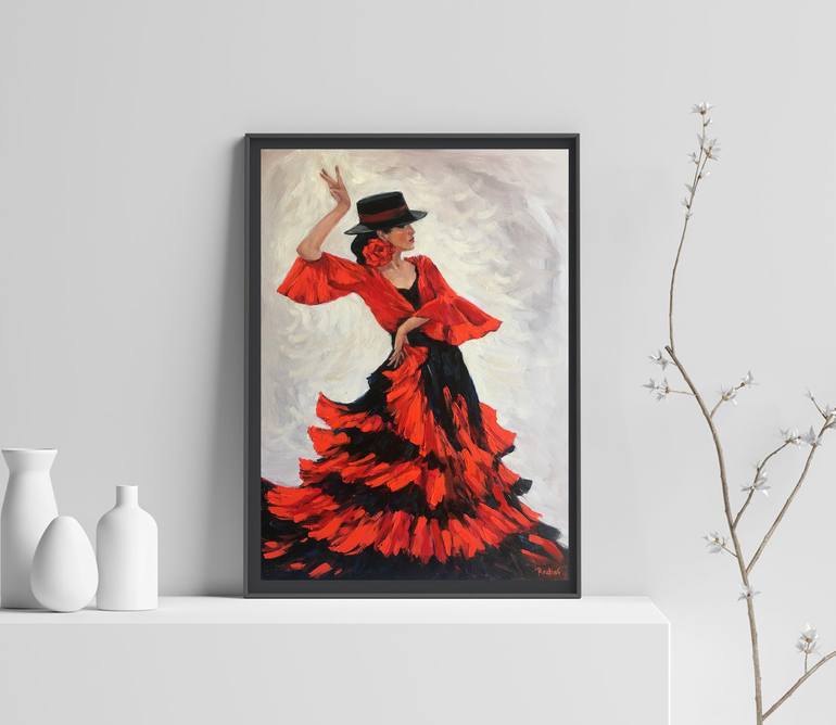 Original Expressionism Women Painting by Irina Redine