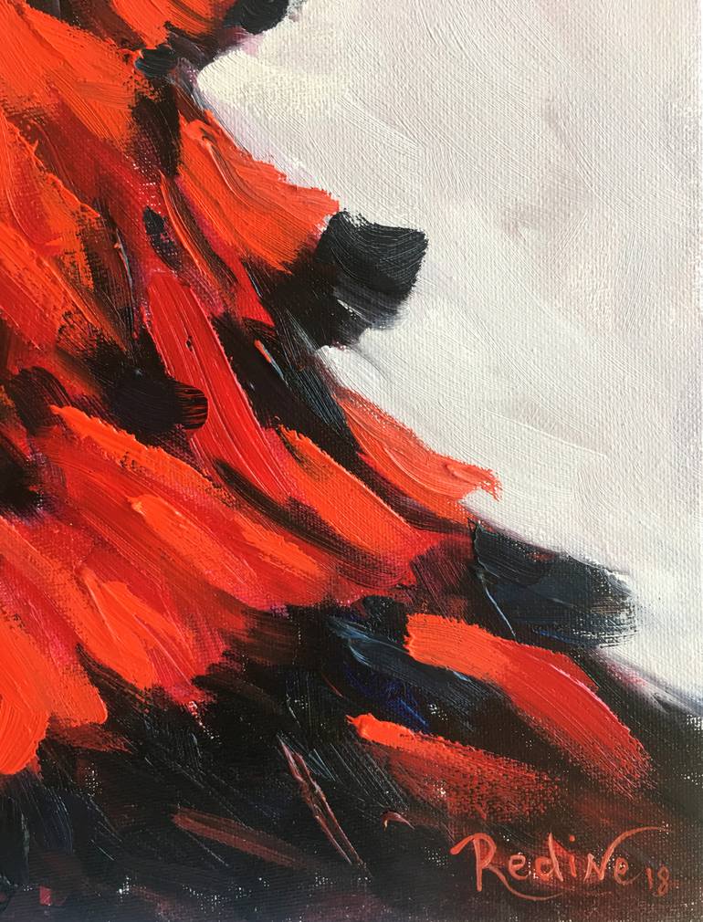 Original Expressionism Women Painting by Irina Redine