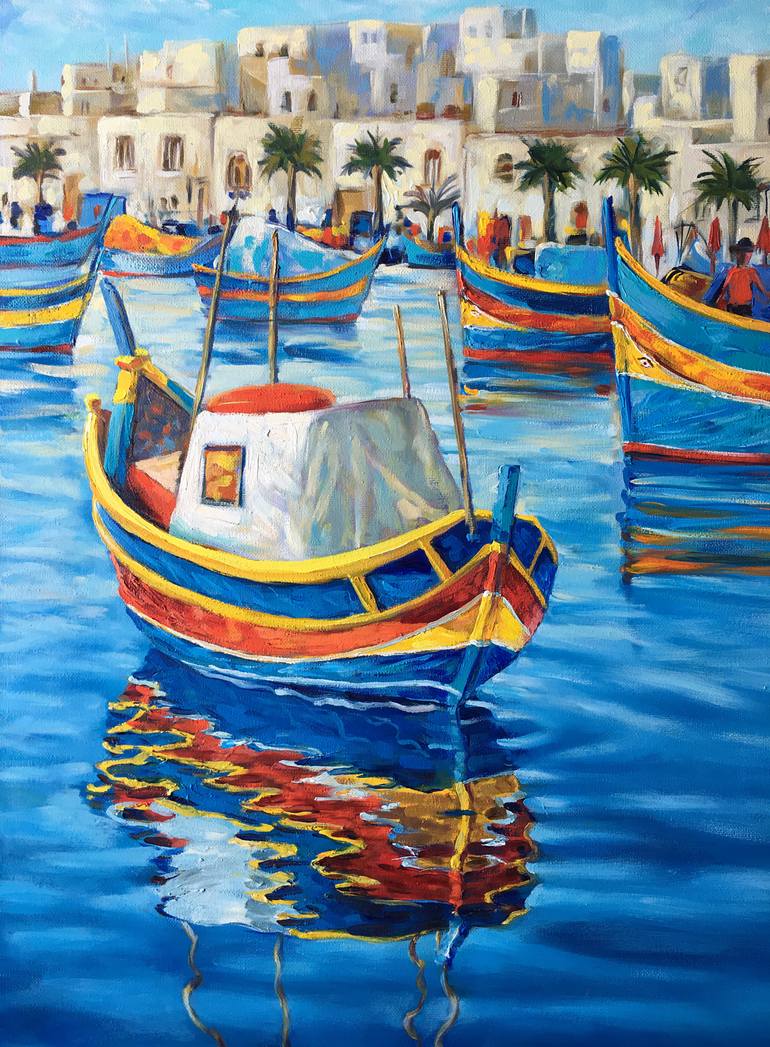 Original Other Seascape Painting by Irina Redine