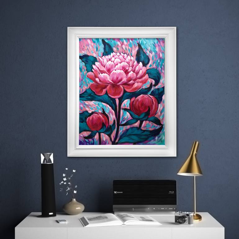 Original Fine Art Floral Painting by Irina Redine