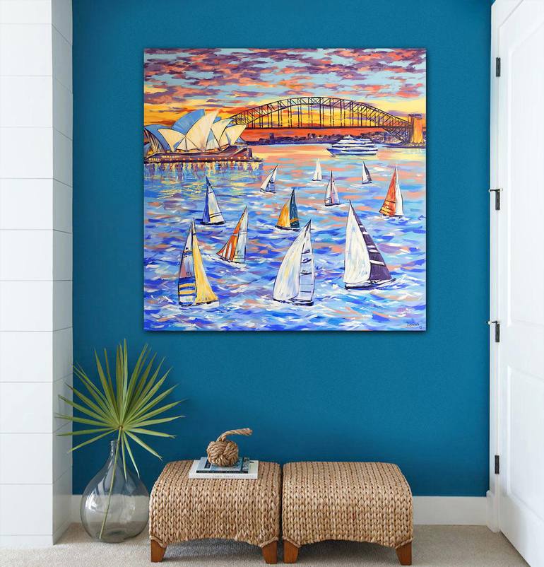 Original Expressionism Language Painting by Irina Redine