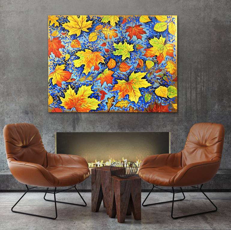Original Conceptual Abstract Painting by Irina Redine