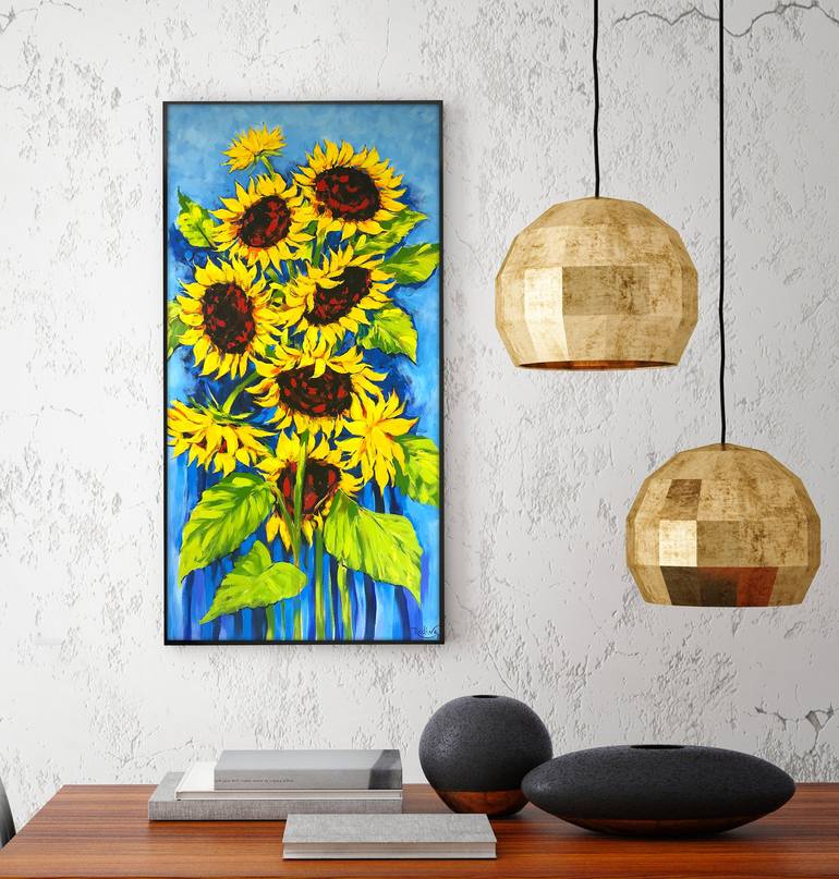 Original Impressionism Floral Painting by Irina Redine