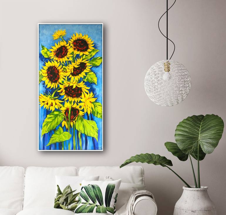 Original Impressionism Floral Painting by Irina Redine